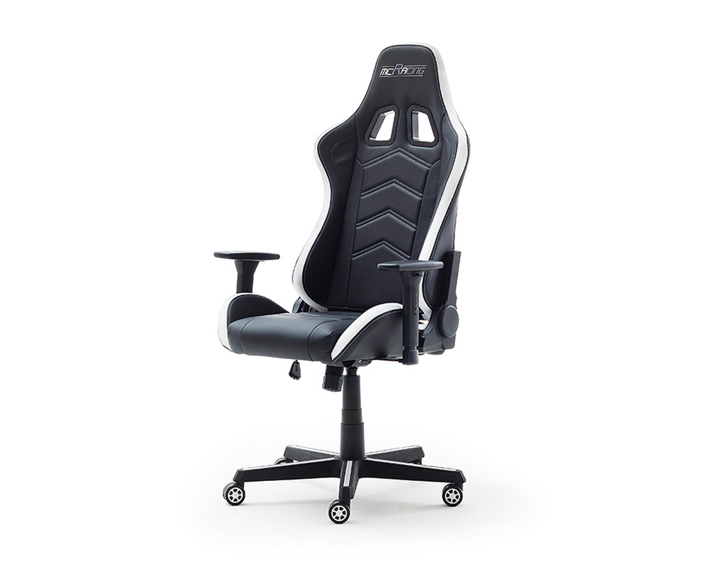 MC Racing Fotel gamingowy z oświetleniem LED